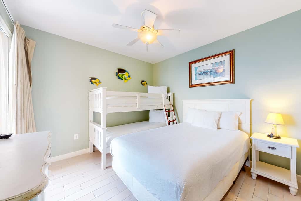 Superb beach living at lovely waterfront condo with pools, a gym, & hot tub
