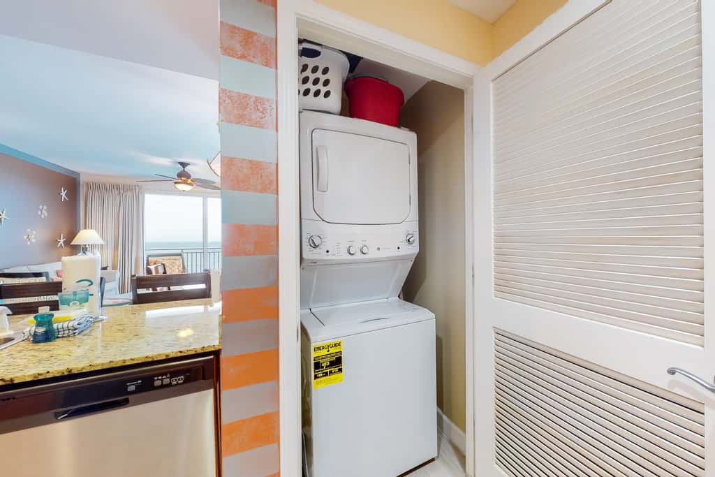 Superb beach living at lovely waterfront condo with pools, a gym, & hot tub