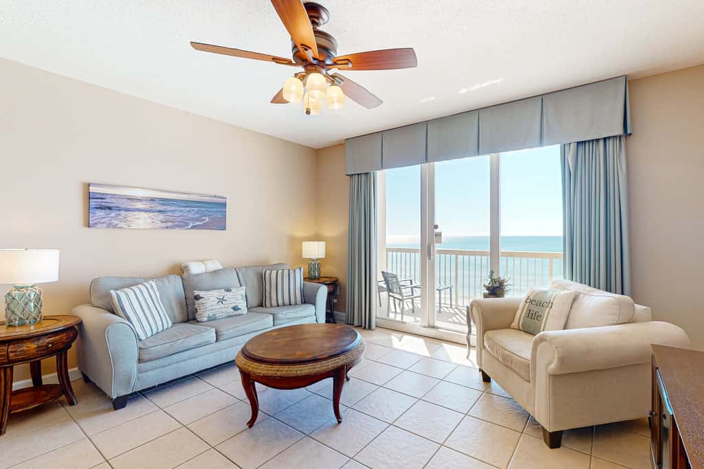 Spacious retreat in Panama City with beach access, sundeck, & pool, hot tub