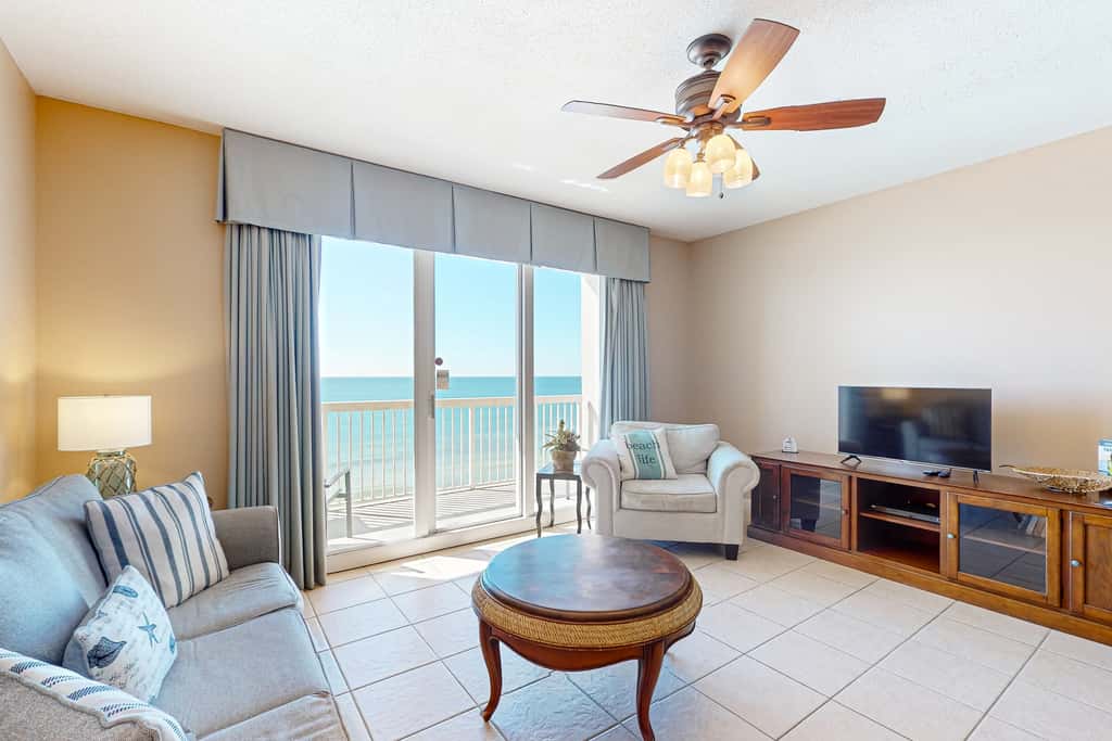 Spacious retreat in Panama City with beach access, sundeck, & pool, hot tub