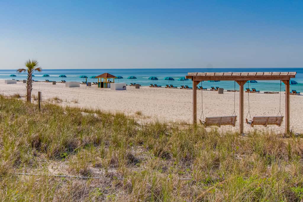 Gulf-front condo with amazing views, WiFi, central AC, pools, & fitness room