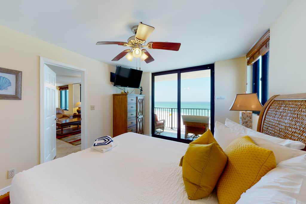 Beautiful beachfront getaway with balcony, pools, tennis, and WiFi