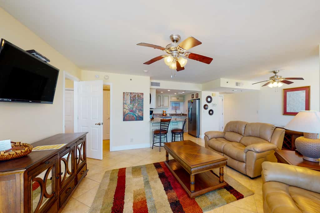 Beautiful beachfront getaway with balcony, pools, tennis, and WiFi