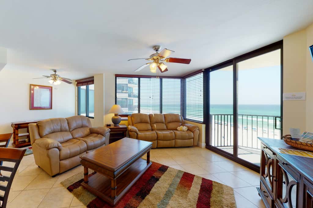 Beautiful beachfront getaway with balcony, pools, tennis, and WiFi