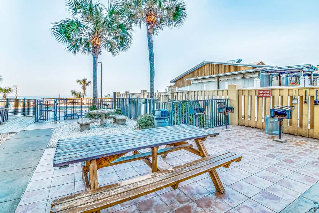 Beautiful beachfront getaway with balcony, pools, tennis, and WiFi