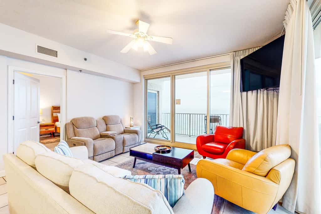 Gulf-front getaway with pools, hot tub & central AC