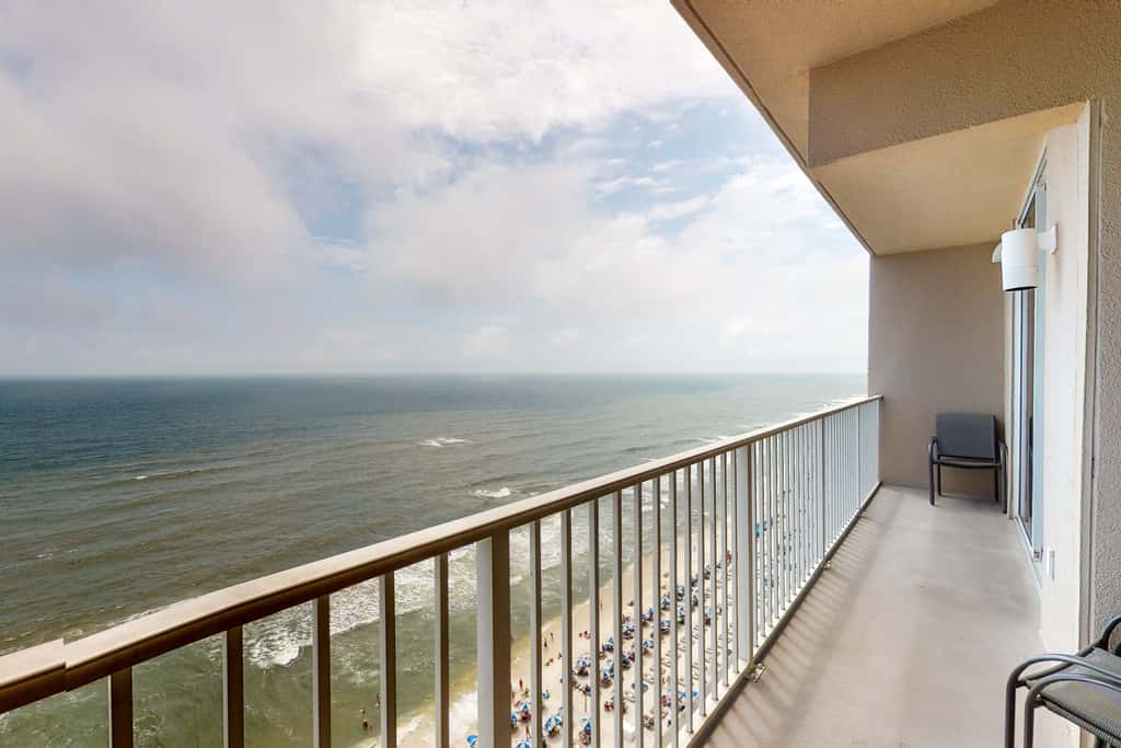 Gulf-front condo with 2 lagoon pools, hot tubs & beach service - near Pier Park