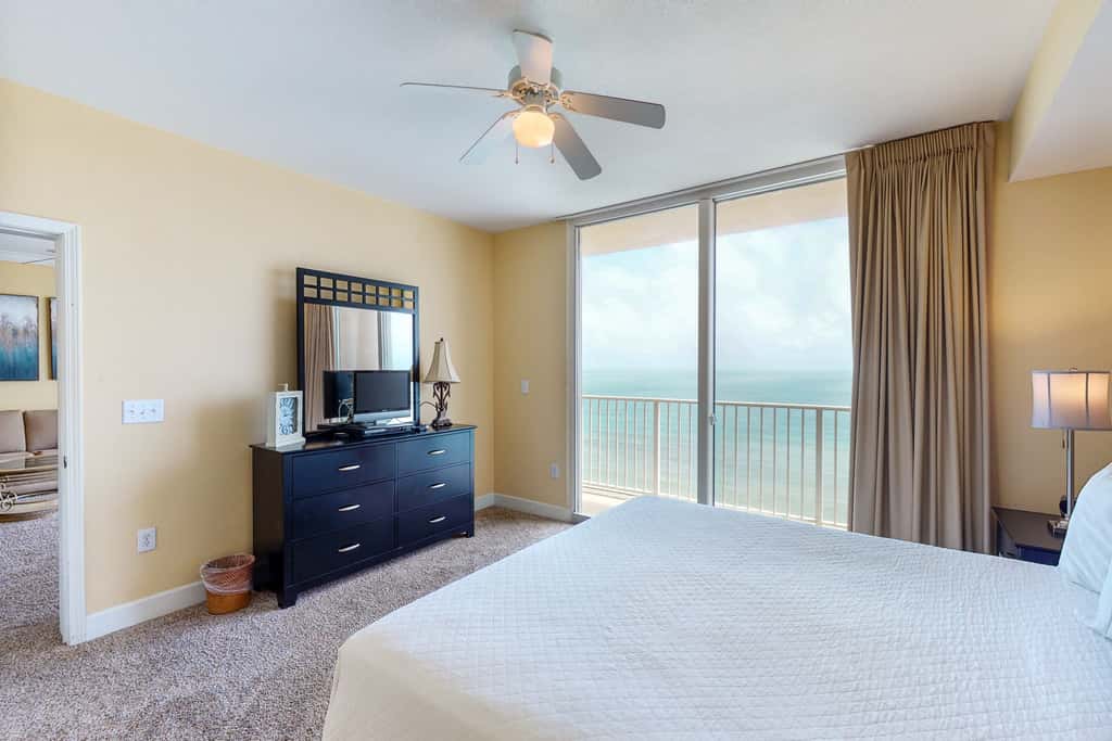 Gulf-front condo with 2 lagoon pools, hot tubs & beach service - near Pier Park