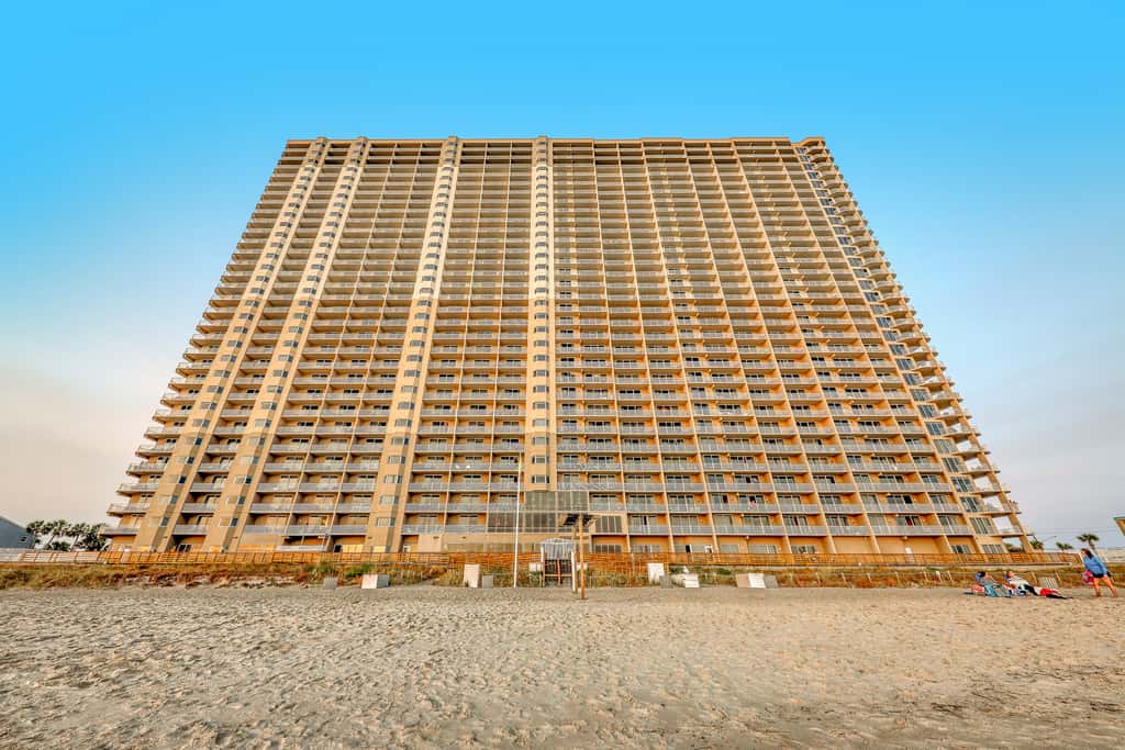 Gulf-front condo with 2 lagoon pools, hot tubs & beach service - near Pier Park