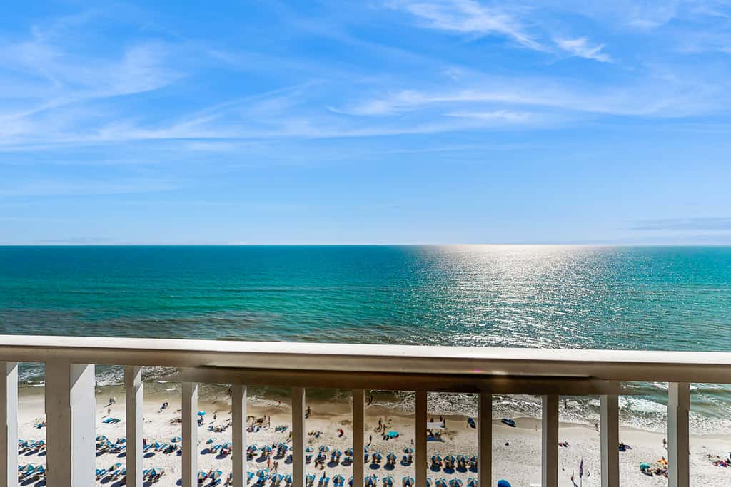 Beachfront condo with hot tub, sauna, pools, and stunning ocean views