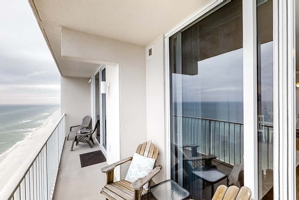 Serene beachfront condo with gulf views & resort pools, hot tubs, beach service