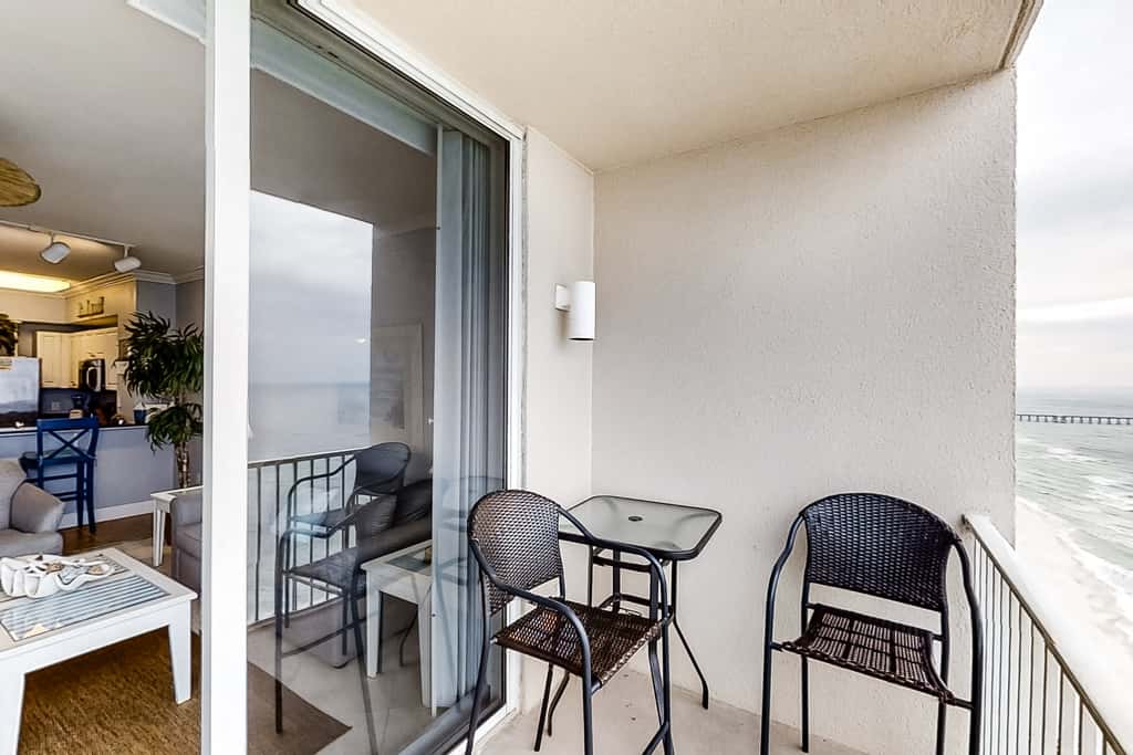 Serene beachfront condo with gulf views & resort pools, hot tubs, beach service