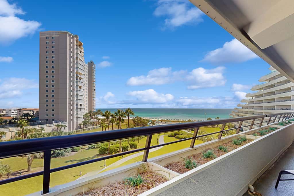 Beautiful beachfront condo with shared pool and playground
