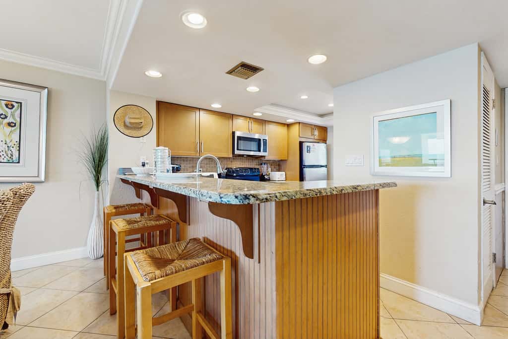 Beautiful beachfront condo with shared pool and playground