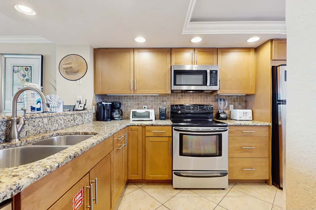 Beautiful beachfront condo with shared pool and playground