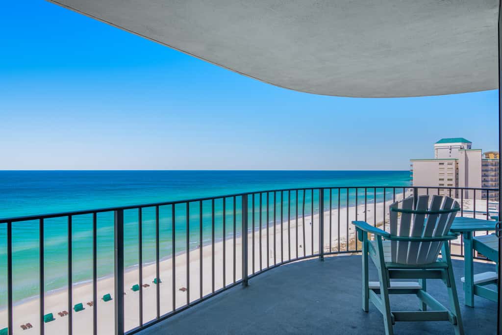 Gulf views from your private balcony - condo with pool , hot tub & beach access