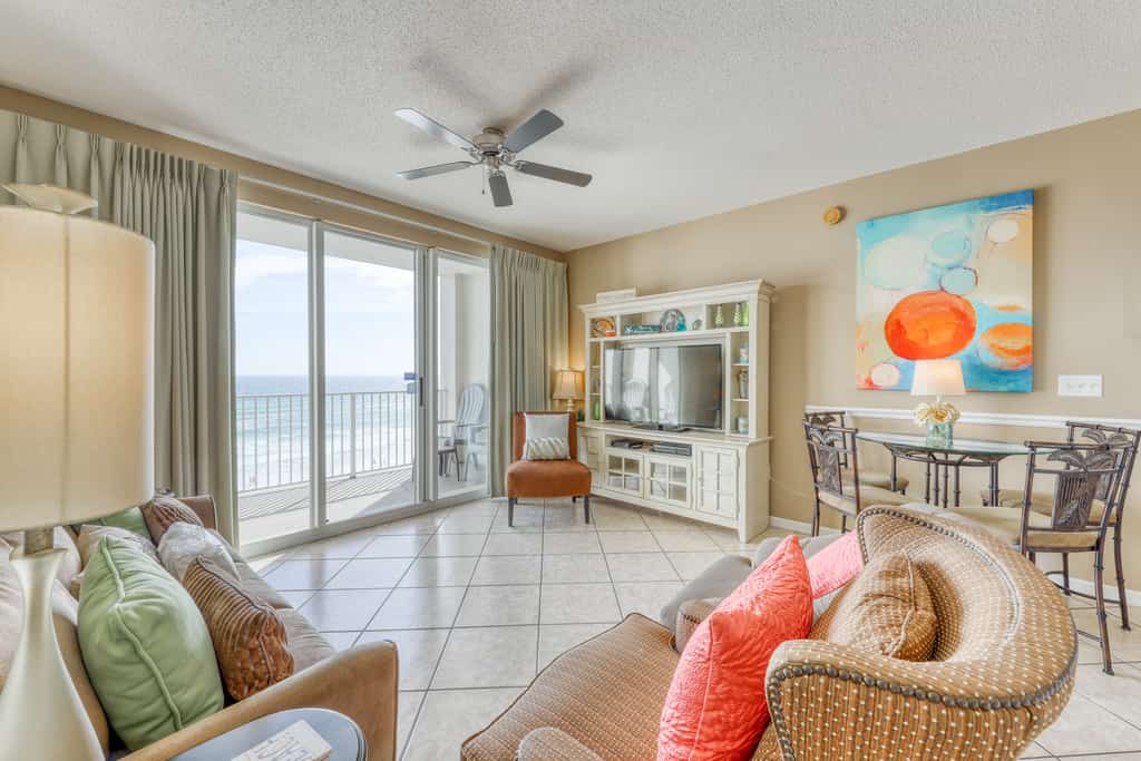 Escape to Majestic Sun B0508, a stunning beachfront condo in Miramar Beach! Enjoy breathtaking Gulf views, direct beach access, and a host of amenities including pools, a hot tub, and more. Perfect for families, this condo offers a comfortable and memorable vacation experience.