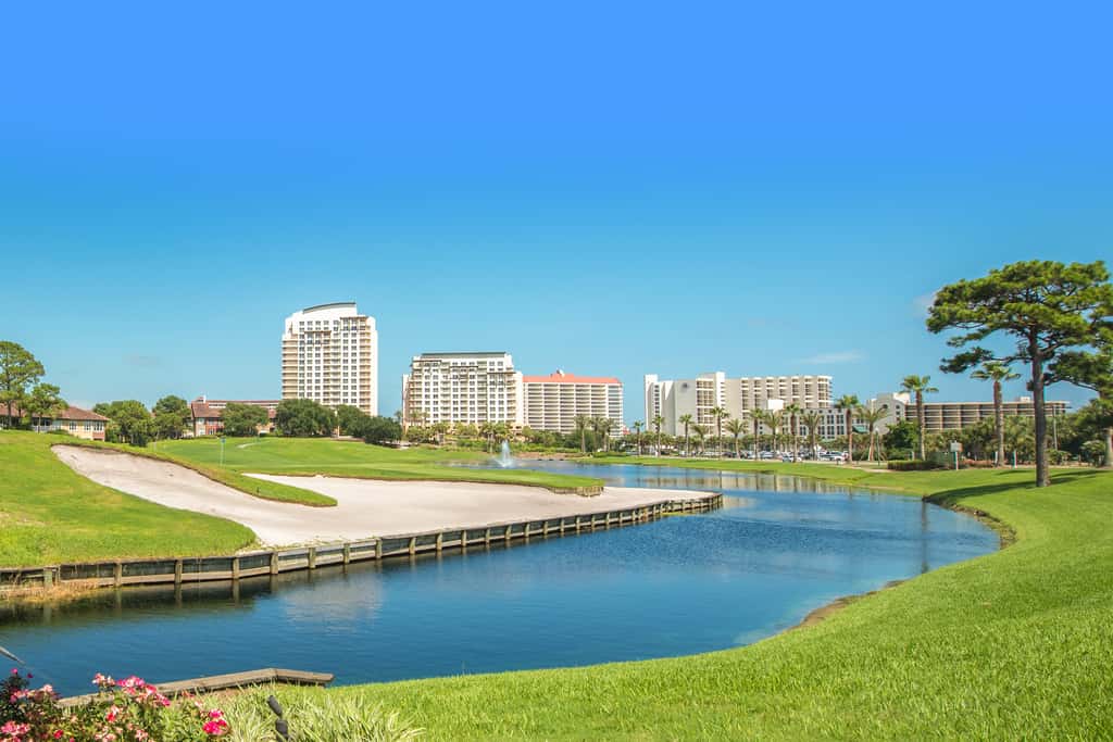 Beach resort bliss with pools, beach access, marina & Gulf views