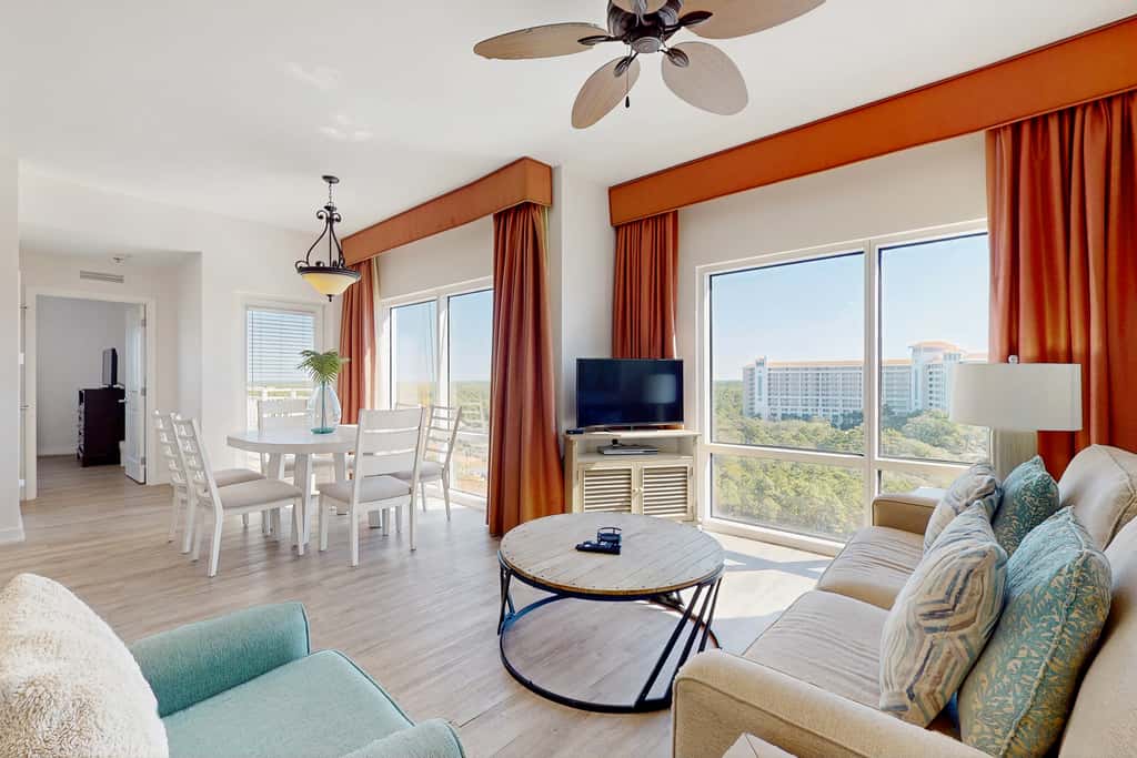 Luau getaway with pools, hot tub, beach access, & private balcony