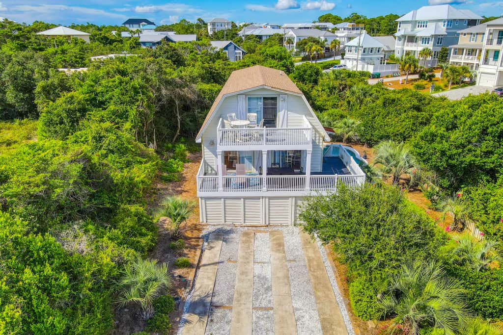 Dog-friendly, Gulf-view home with pool, decks, WiFi, & WD - walk to beach