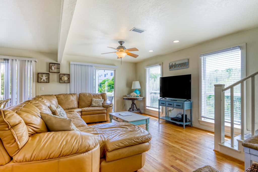 Dog-friendly, Gulf-view home with pool, decks, WiFi, & WD - walk to beach