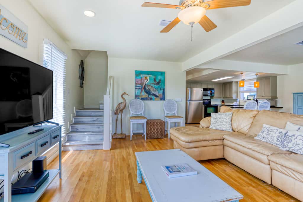 Dog-friendly, Gulf-view home with pool, decks, WiFi, & WD - walk to beach