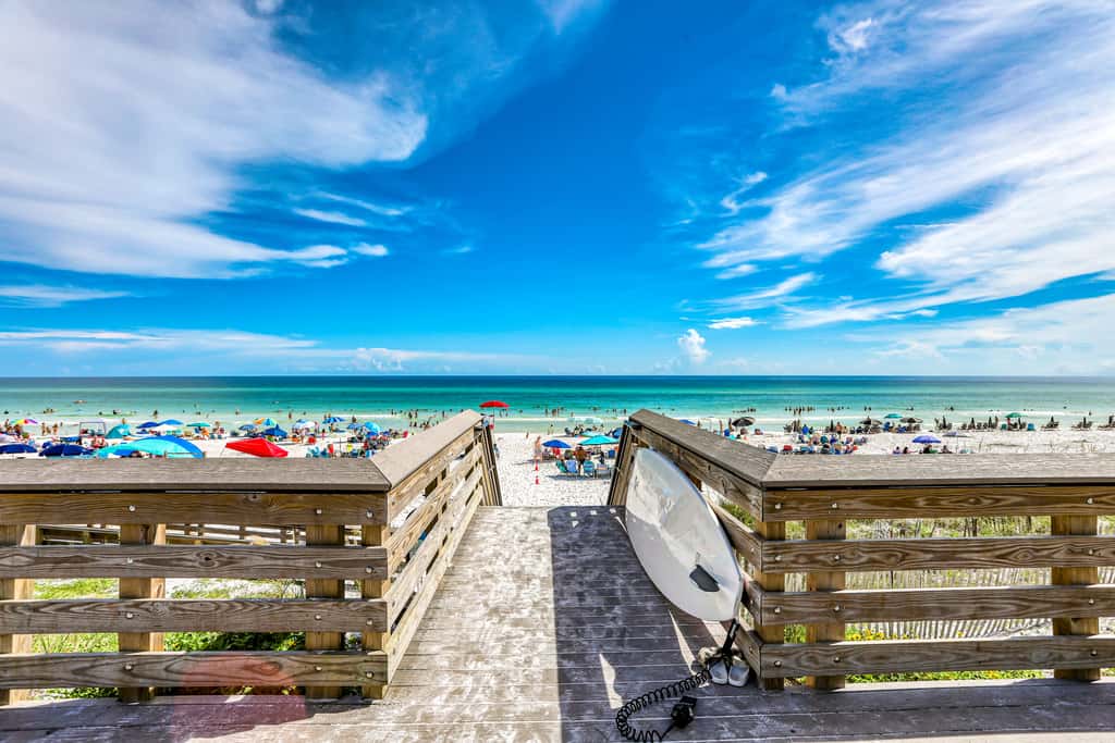 Dog-friendly, Gulf-view home with pool, decks, WiFi, & WD - walk to beach