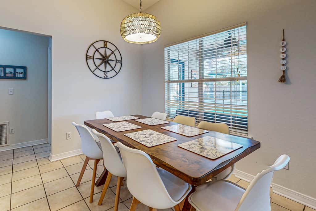 Single-level home with fenced yard, private pool & washer&dryer