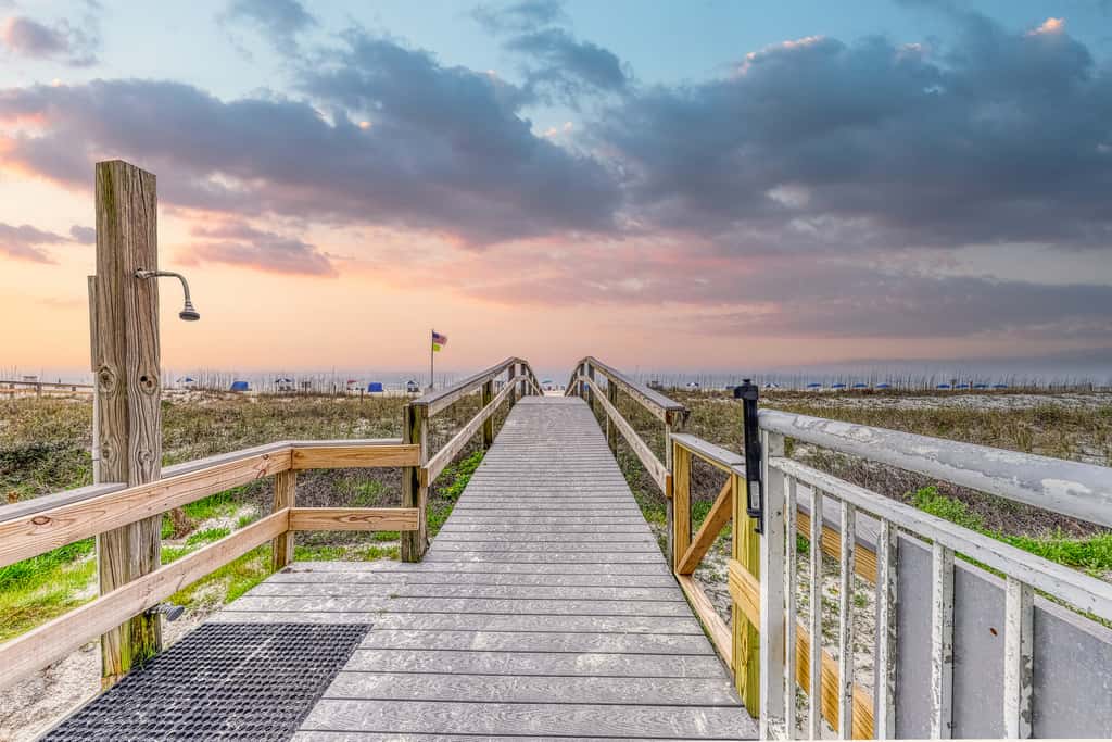 Top-Floor, Gulf-Front Condo with Balcony, Beach Access & Shared Pools, Hot Tub, Gym