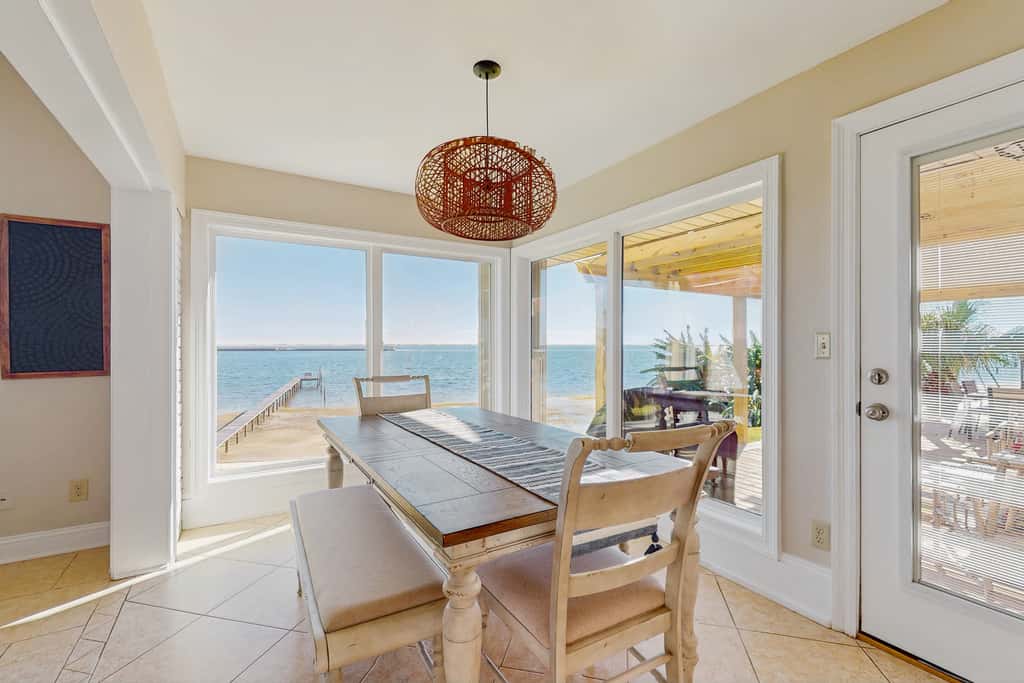 Waterfront Private Dock & Hot Tub, Pet Friendly HOME with Beach/Ocean views, Grill & Wifi