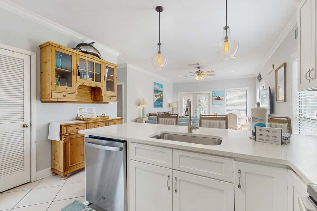 Gorgeous coastal townhome with private balcony, porch, WD,  and shared pool