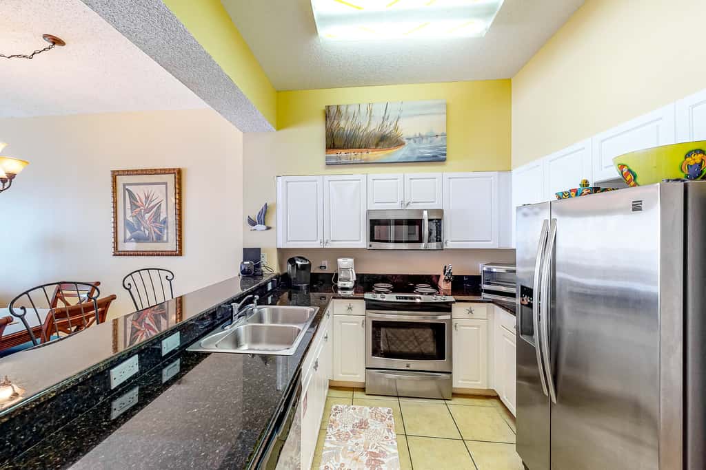 Inviting Gulf-front condo In Perdido Key with waterfront pool, hot tub and oceanfront balcony