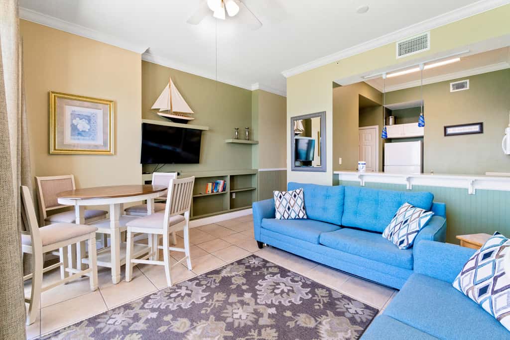 Inviting Gulf-front condo In Perdido Key with waterfront pool, hot tub and oceanfront balcony