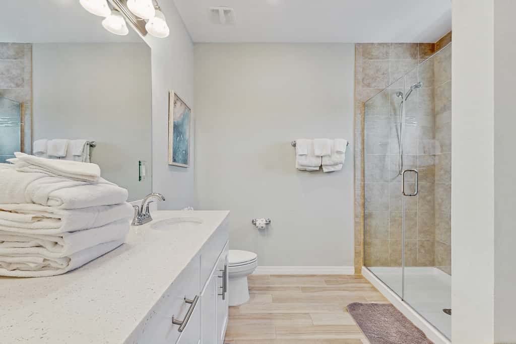 Airy townhouse with pool, hot tub, central AC, & washerdryer - dog-friendly