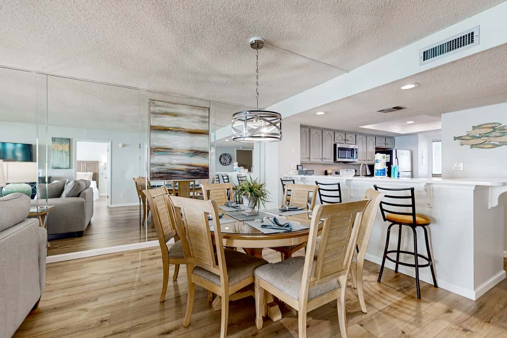 Gorgeious beachview condo with large balcony & shared pool