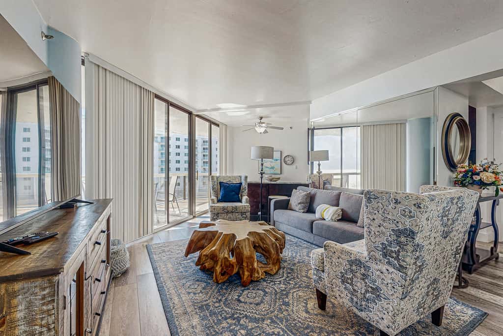 Beach & Ocean View Condo with WiFi, Private Balcony, AC, & Pool, Hot Tub, Tennis