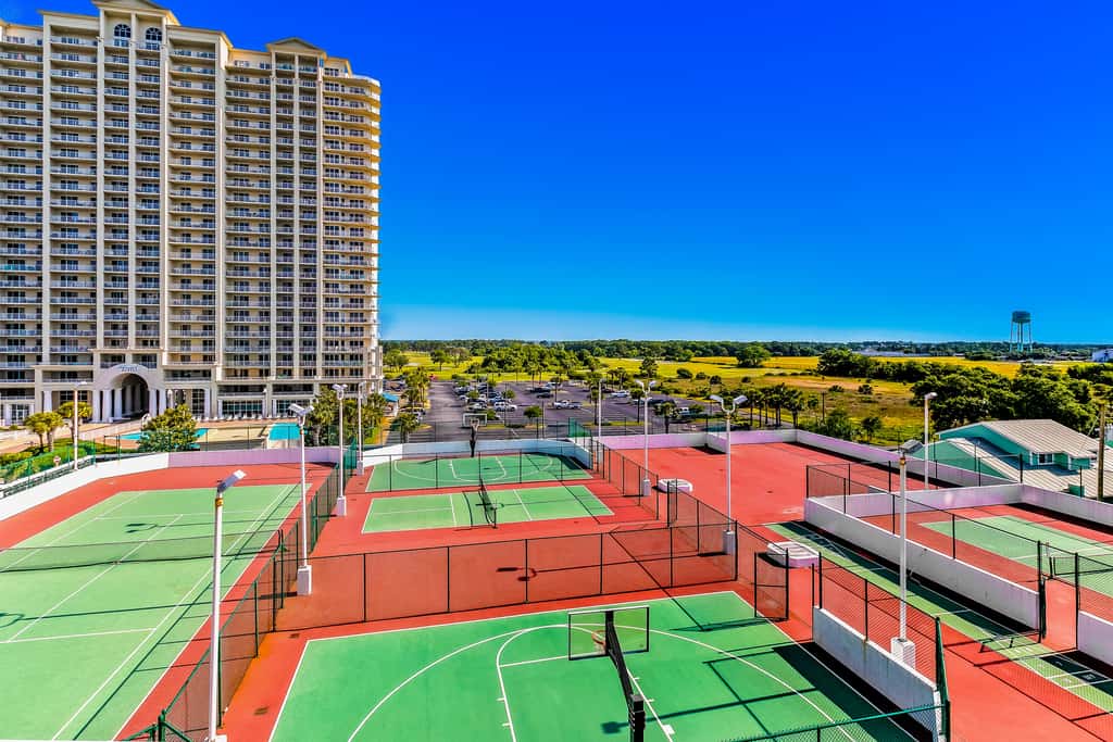 Beach & Ocean View Condo with WiFi, Private Balcony, AC, & Pool, Hot Tub, Tennis