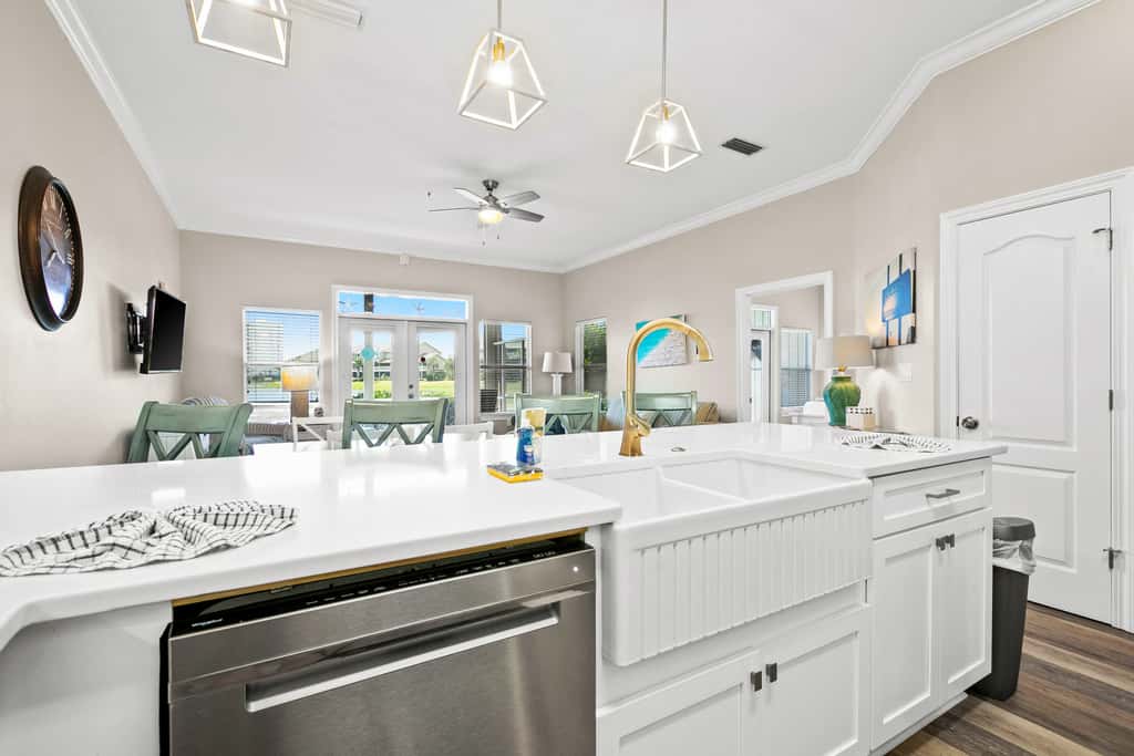 Gorgeous lakefront home with shared pool and beach access