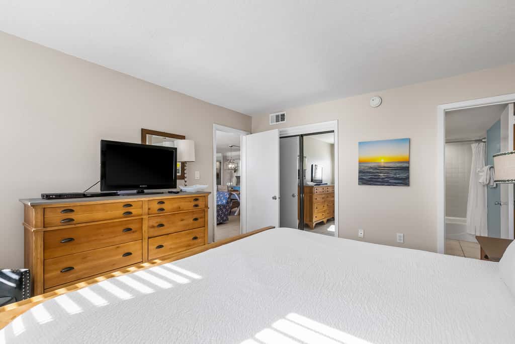 Gulf and beachfront condo with furnished patio, outdoor pool, gym & tennis