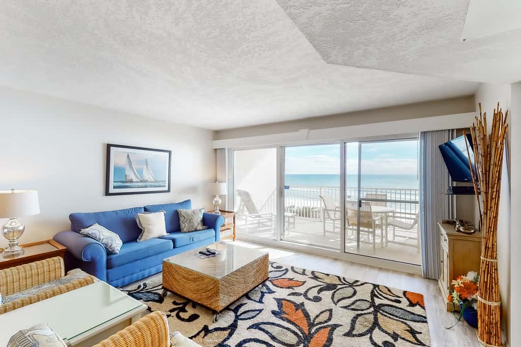 Gulf-front condo on bike path with beach views, outdoor pool, tennis & gym
