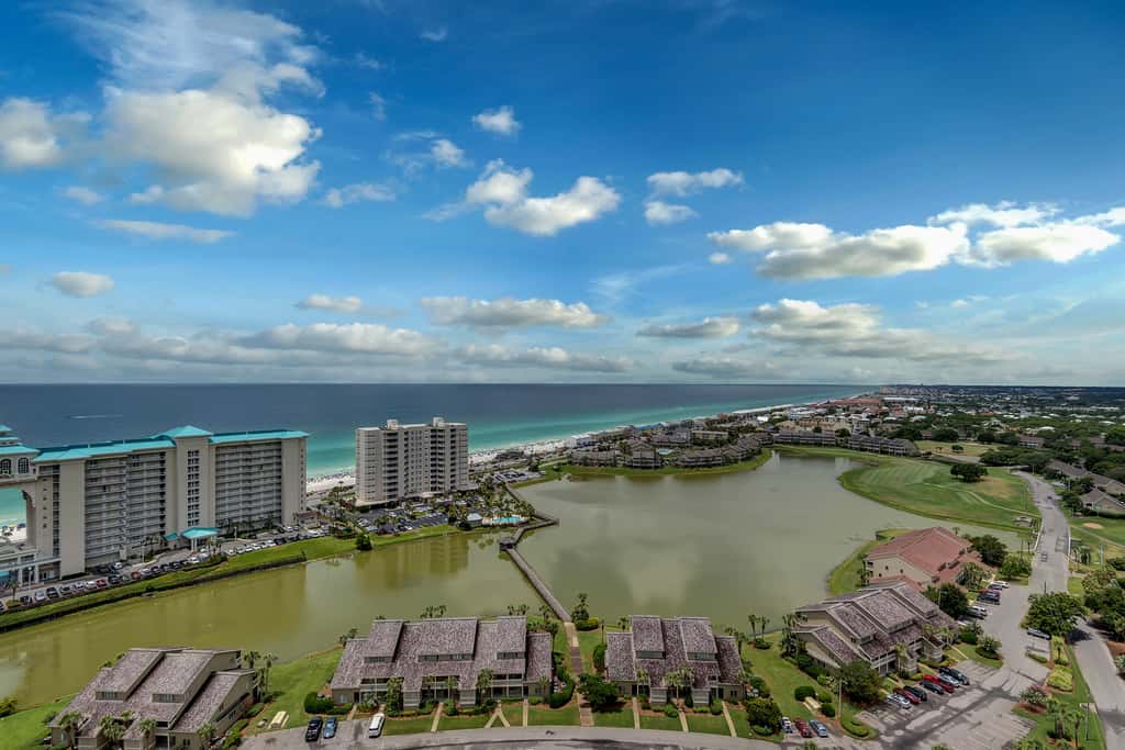 Beachfront Condo with Beach Views,Private Balcony and Pool Access in Miramar Beach