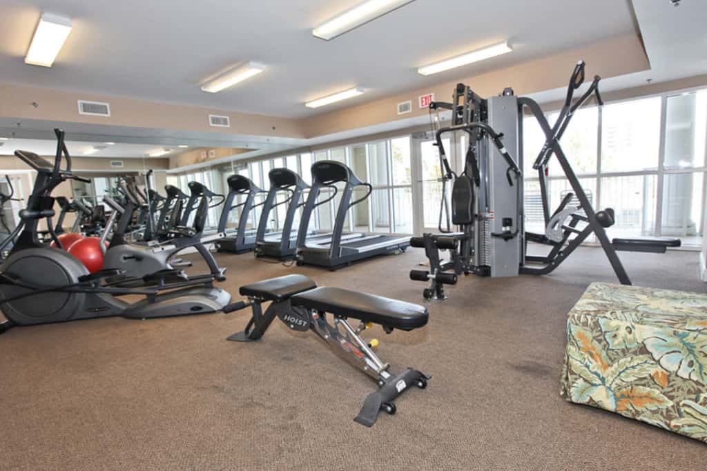 Seventh Floor Condo with Beach View Pool Gym and Private Balcony