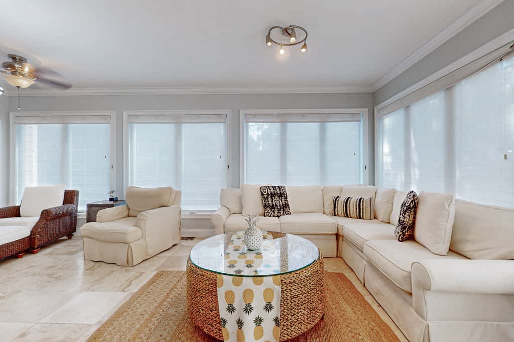 Gorgeous coastal home with shared pool, beach access and golf