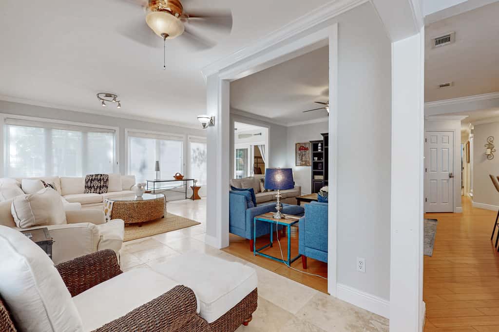 Gorgeous coastal home with shared pool, beach access and golf