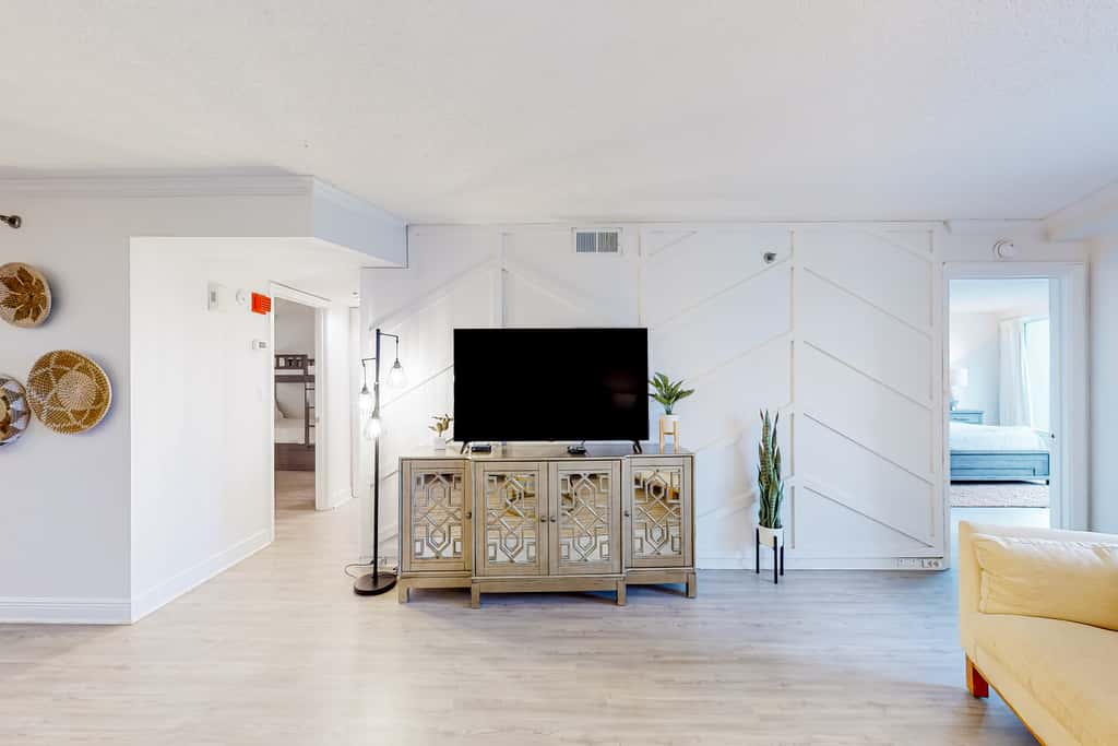 Beautiful beachfront condo with pool, beach tram, tennis, golf, & on-site dining