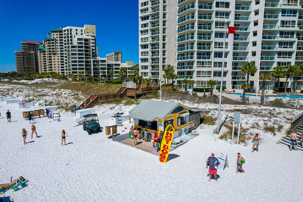 Beautiful beachfront condo with pool, beach tram, tennis, golf, & on-site dining