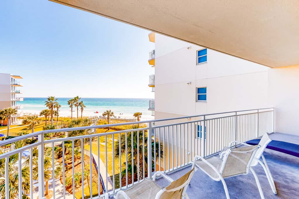 4th Floor Gulf-Front Condo On Okaloosa Island Waterfall, Lazy River