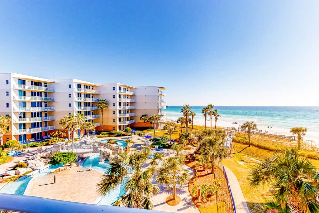 4th Floor Gulf-Front Condo On Okaloosa Island Waterfall, Lazy River