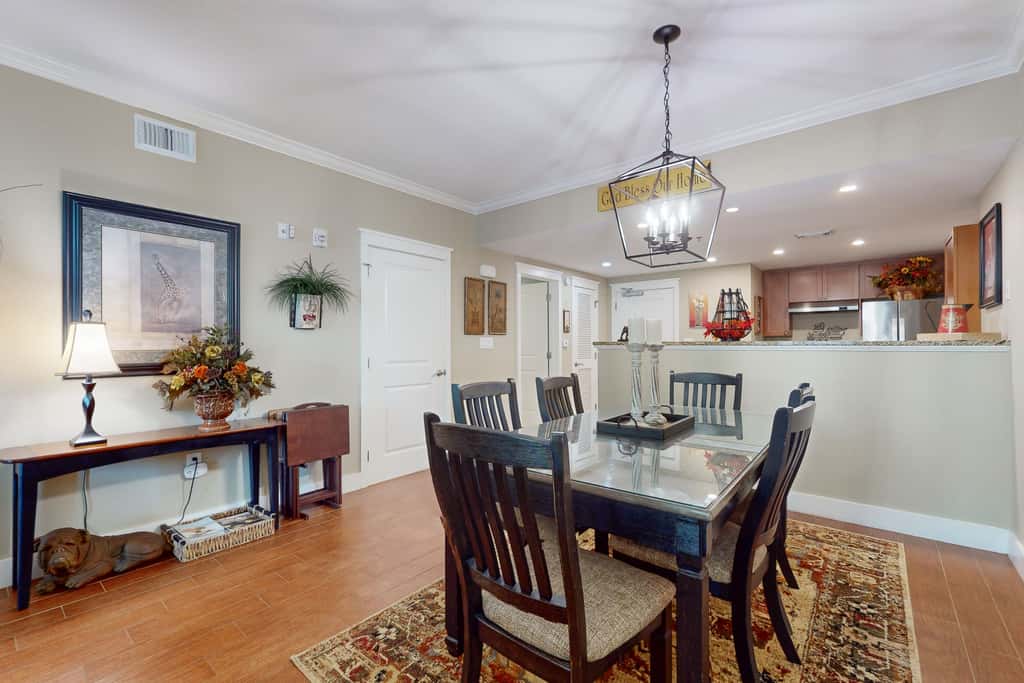 2nd-floor condo with balcony at Waterscape Waterfall, lazy river & beach chairs