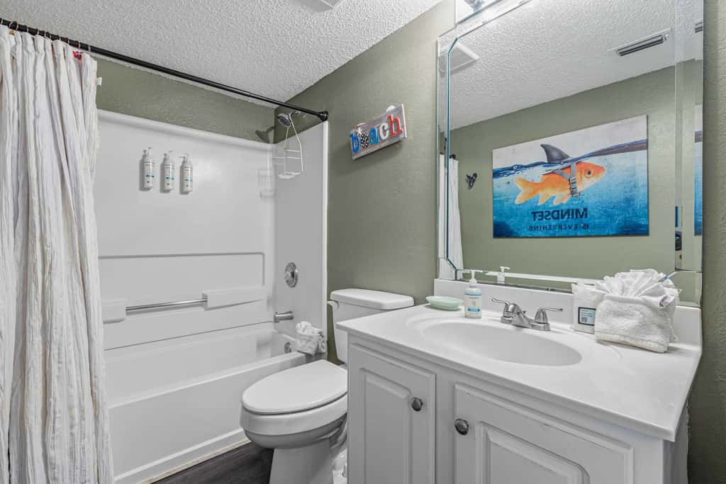 Beachfront condo with gulf views, pool, gym, & private balcony